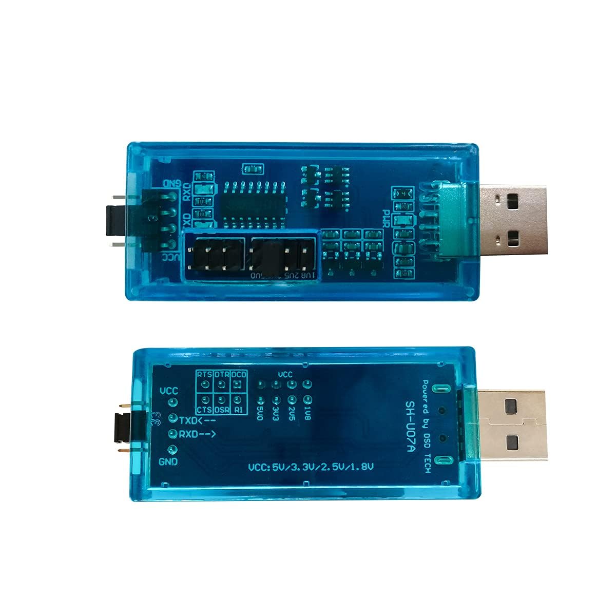 Dsd Tech Sh U07A Usb To Ttl Adatper With Ch340C Chip Support 5V 3.3V 2.5V 1.8V Logic Level