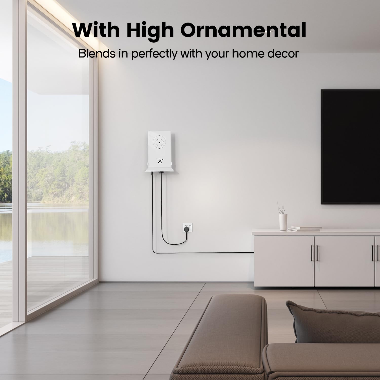 Isekie Starlink Wall Mount, New Upgraded Star Link Internet Kit Satellite Brackets Abs Router Holder Protection For Starlink Mes