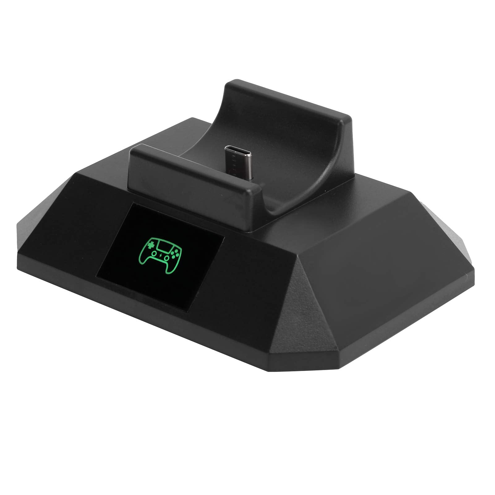 Controller Single Charging Stand for PS5, Charger Charging Docking Station with Display for Gamepad