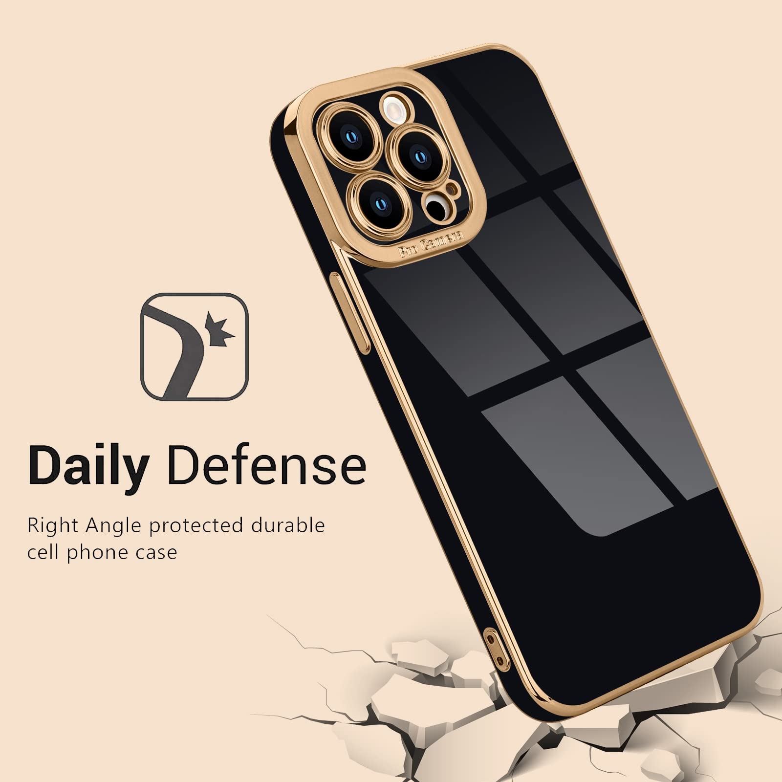 Lafunda For Iphone 14 Pro Case, Cute Slim Soft Silicone Shockproof Phone Cover For Women Girls Anti Scratch Protective Luxury Pr