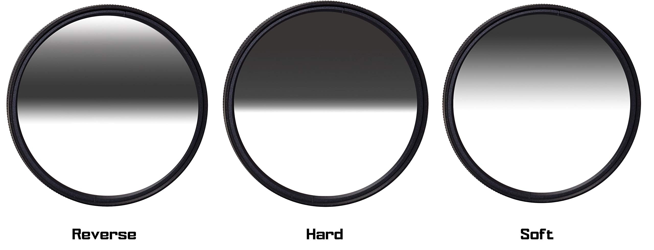 Ice 77Mm Grad Nd Set Reverse Hard Soft Nd8 Filter Neutral Density Nd 77 3 Stop Optical Glass