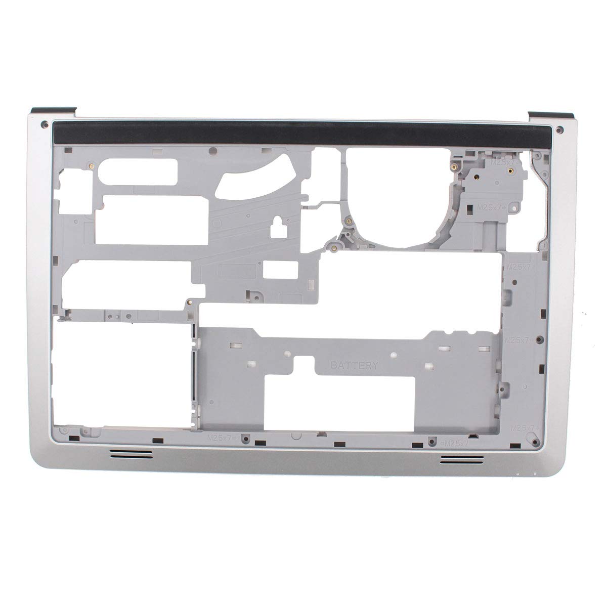 Motoku Laptop Palmrest Upper Case Keyboard Bezel And Bottom Case Base Cover Chassis Replacement For Dell Inspiron 15 5547 5542 5