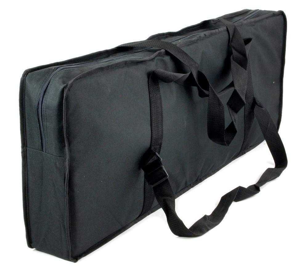 Edmbg 36'' Keyboard Gig Bags Padded Plush Case Storage Travel Strap & Pocket