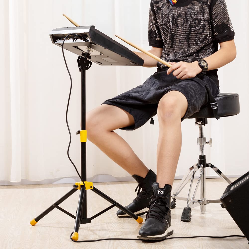 Hxw Pps 75 Electronic Mounting Stand With Plate For Percussion Instruments Sample Pad/Drum Pad