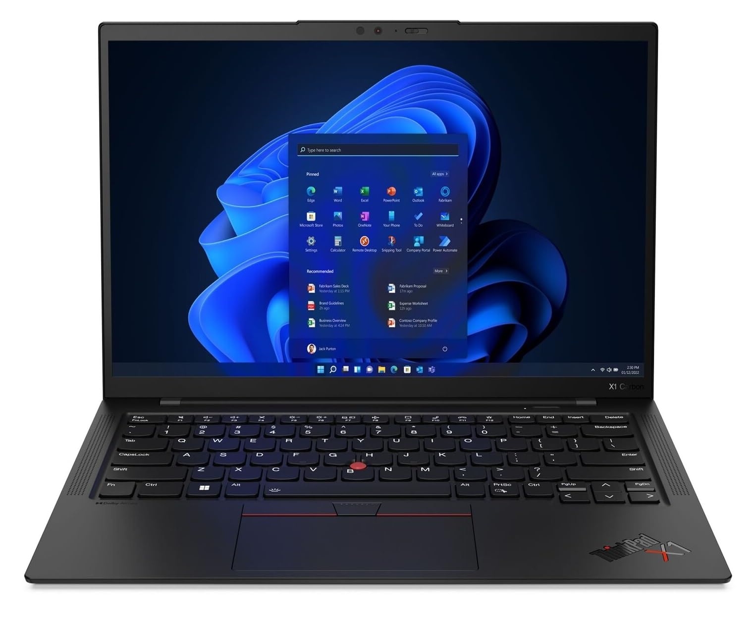 Lenovo Gen 11 ThinkPad X1 Carbon Laptop with Intel Core i7-1365U vPro Processor, 14 WUXGA 100% sRGB Anti-Glare Touchscreen, 32GB