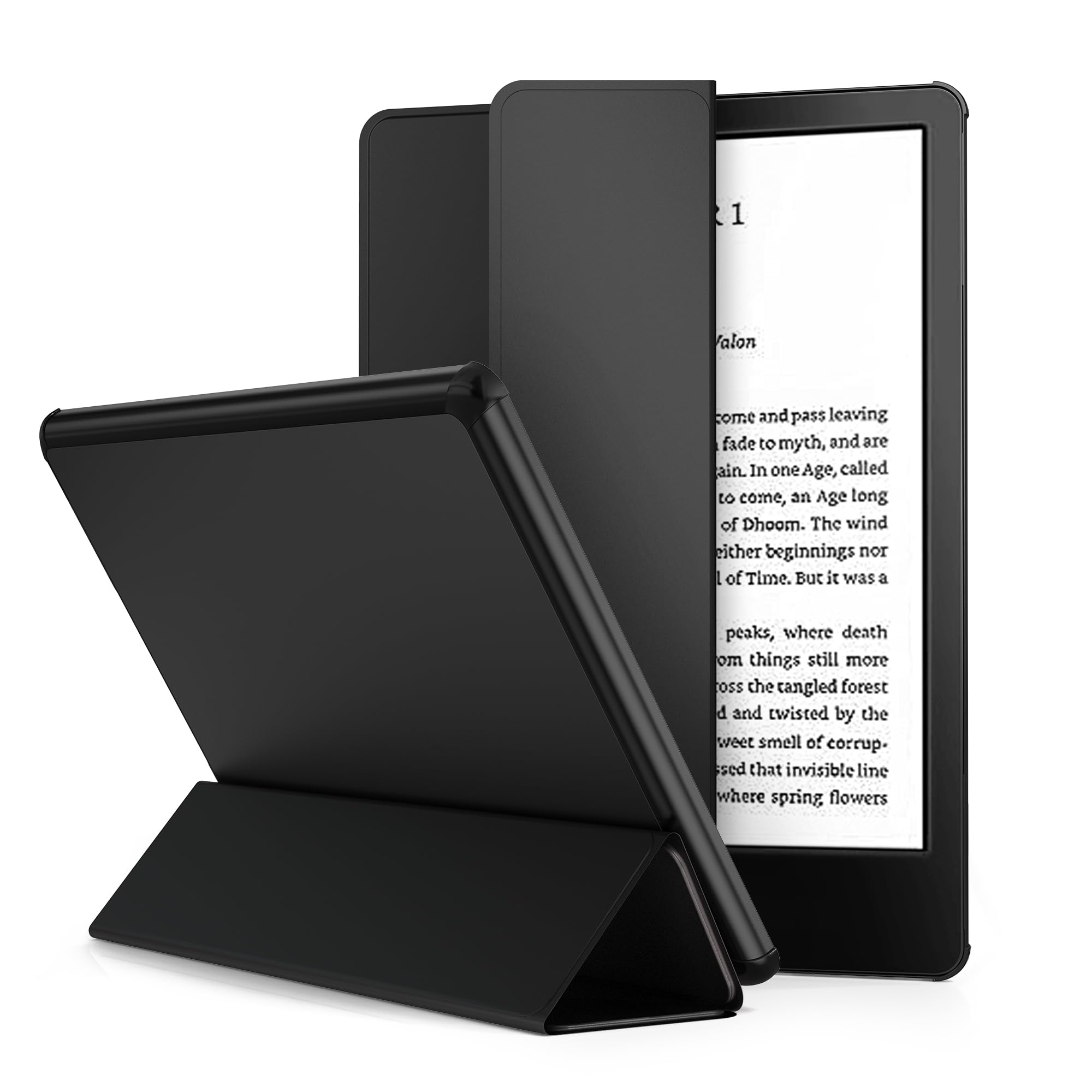 Arae Case For Kindle Paperwhite 11Th Generation And Signature Edition 2021 Released, Ultra Slim Trifold Pu Leather Smart Cover W