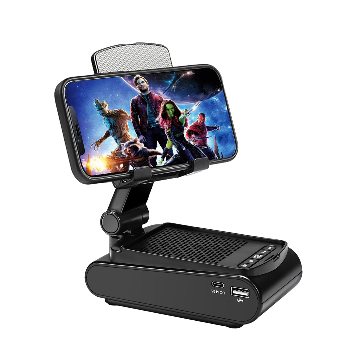 Gifts For Men,Cell Phone Stand With Wireless Bluetooth Speaker Hd Surround Sound For Home And Outdoors With Bluetooth Speaker Fo