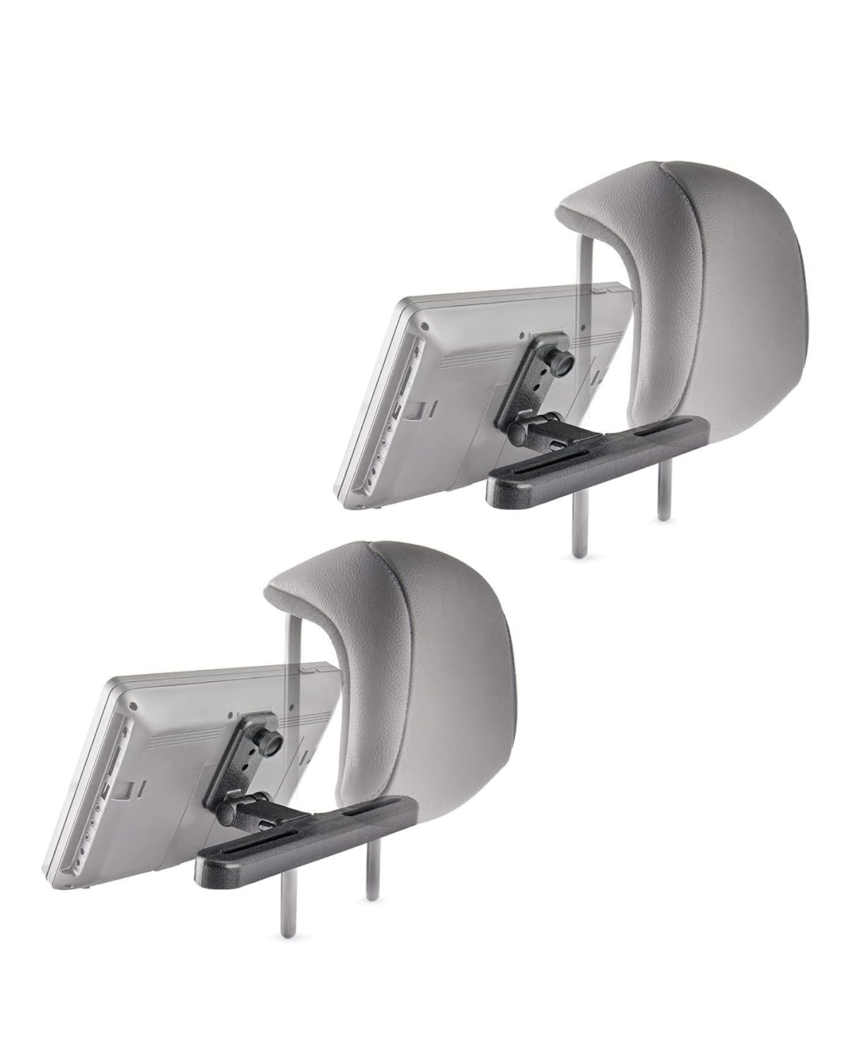 2024 Car Headrest Mount Holders For Dual Screen Portable Dvd Player, Twin Car Dvd Player Headrest Mounts For Wonnie/Sylvania/Nav