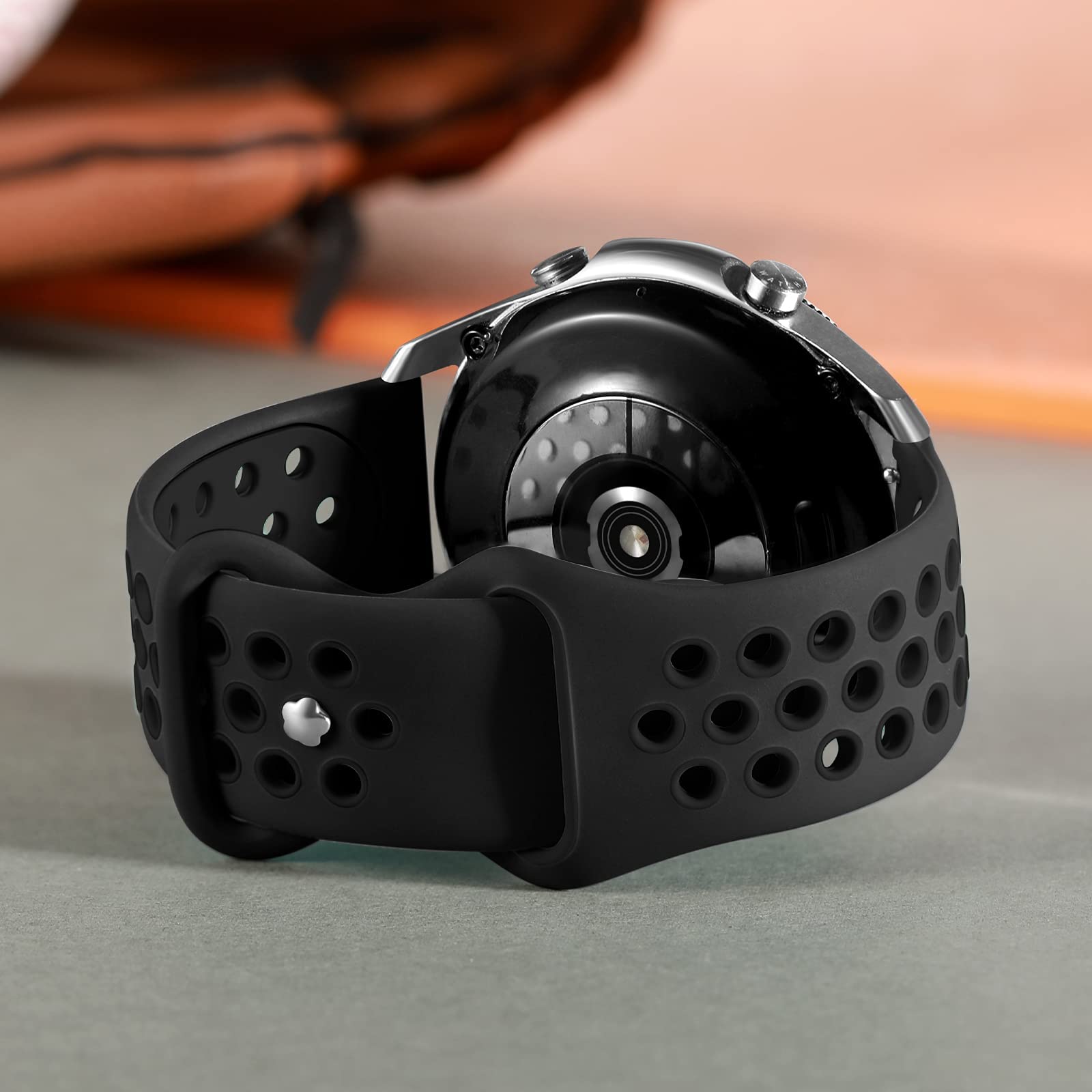 Rubinom Compatible For Samsung Watch 3 Bands 45Mm/Galaxy Watch Bands 46Mm/Gear S3 Frontier/Classic Watch, 22Mm Watch Band Quick