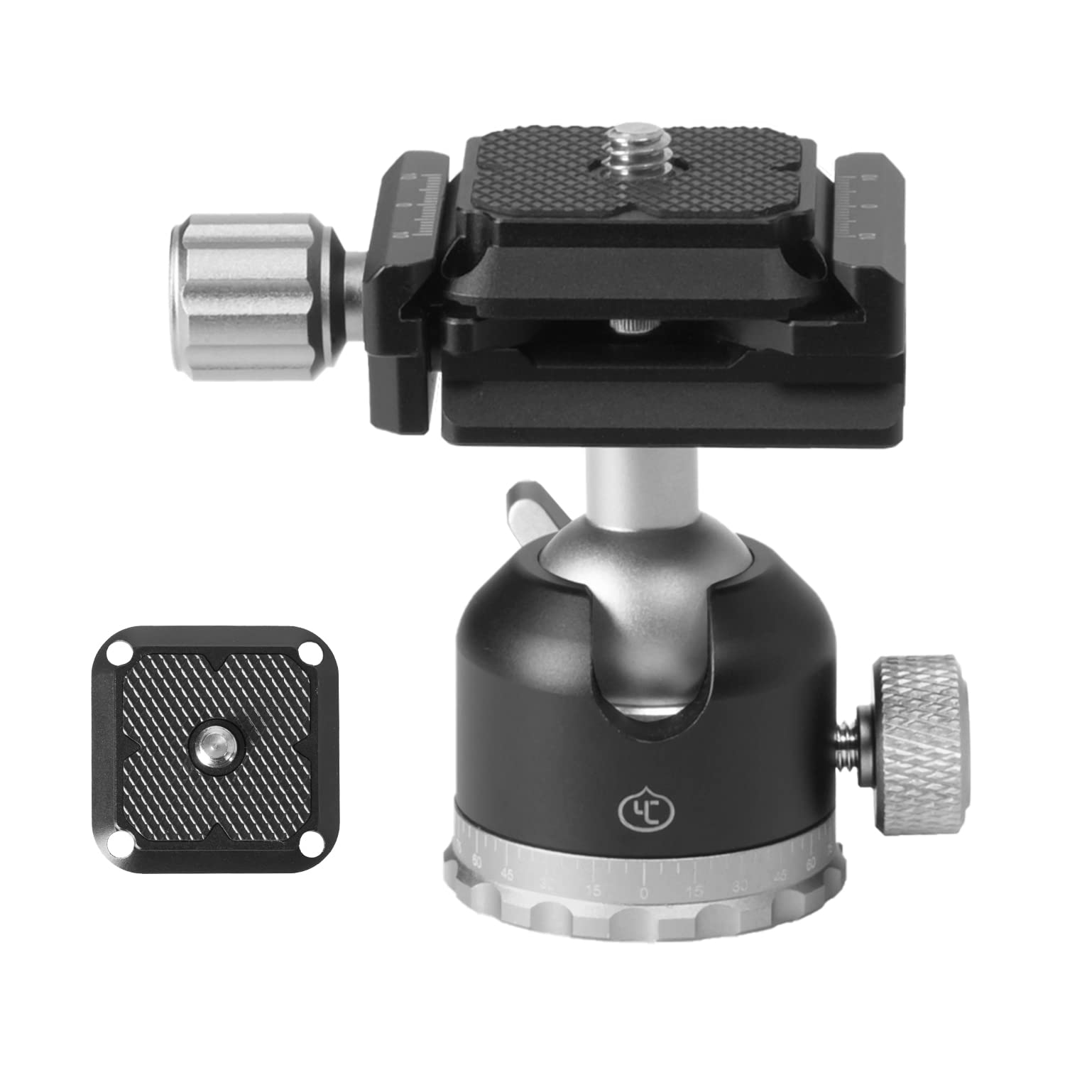 YC Onion Rotating Panoramic Ball Head Tripod Head 360with 1/4 Screw Quick Release Plate,for Camera Slider, Camera Rail, Telescop