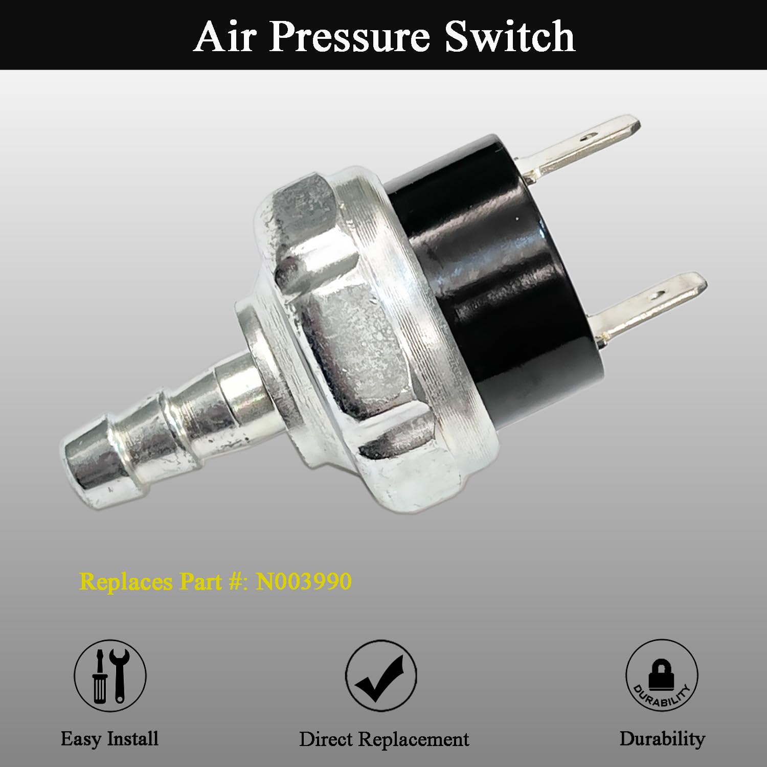 Llannder 160 200 Psi Air Compressor Micro Pressure Power Switch For Dewalt Porter Air Compressor Pressure Switch D55168 Replaces