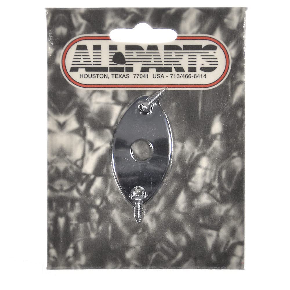 Allparts Football Jackplate - Chrome