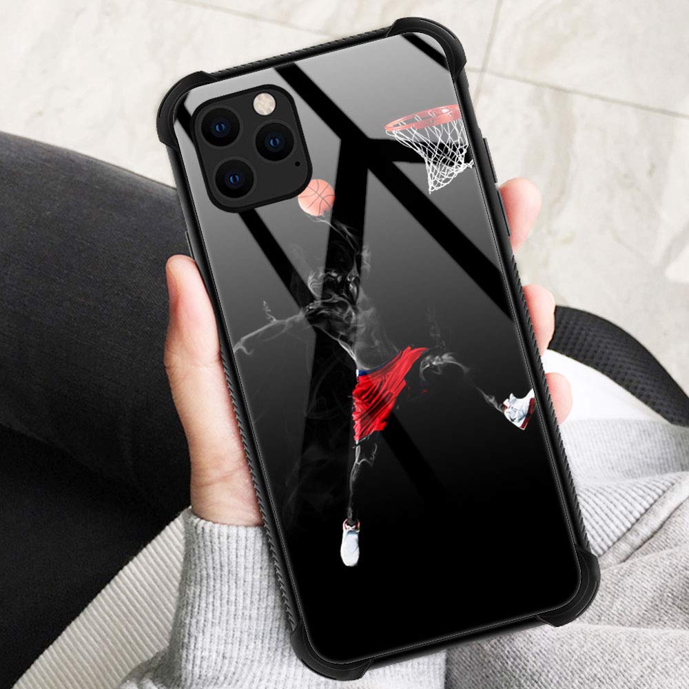 Zhegailian Case Compatible With Iphone 12 Mini,Jump Shot Case For Iphone 12 Mini For Boys Men,Pattern Design Anti Scratch Organi