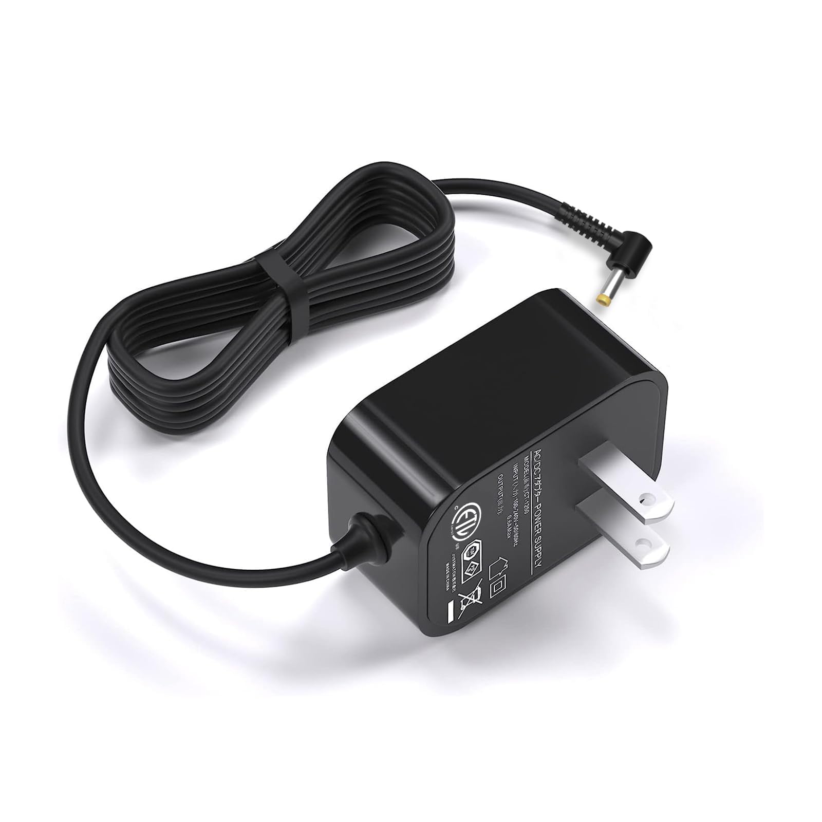VHBW DC 9.5V Power Cord Compatible with Casio Keyboard ADE95100LU Compatible with Casio Keyboard Power Supply LK-135 WK-225 CTK-