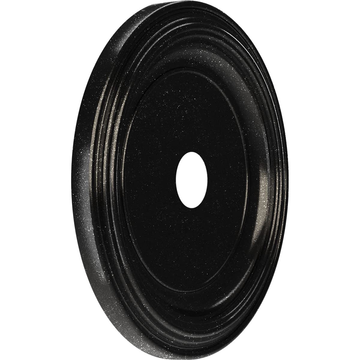 Ekena Millwork Cmp22Tragx Traditional Thermoformed Pvc Ceiling Medallion (Fits Canopies Up To 13 1/2''), 22''Od, Textured Metall