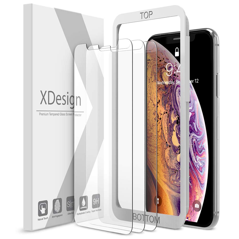 Xdesign Glass Screen Protector Designed For Iphone 11 Pro And Iphone Xs/Iphone X (3Pack) 5.8 Inch Tempered Glass With Touch Accu