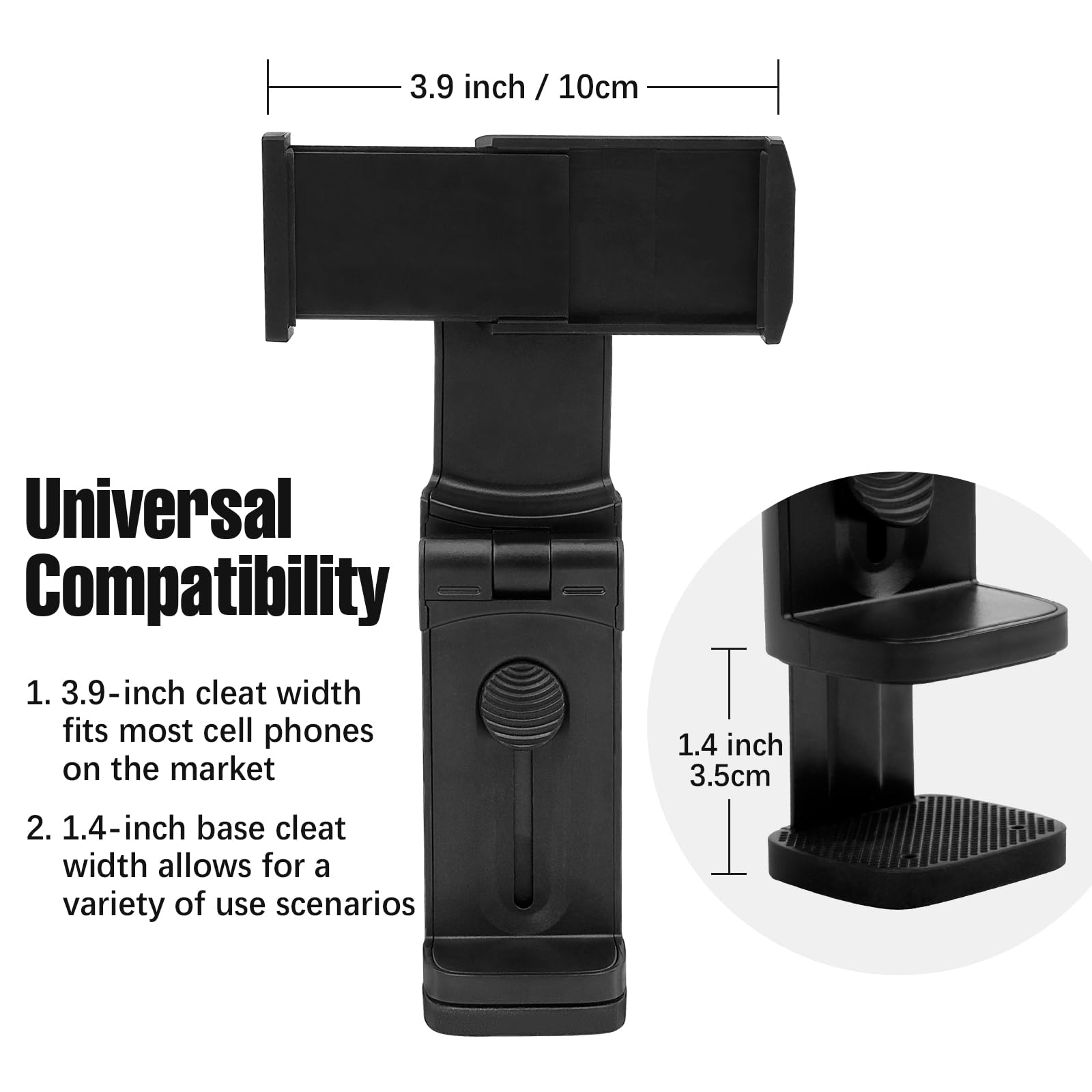 Urtry (2 Pack) Airplane Phone Holder Mount: Universal In Flight Travel Essentials Phone Mount With 360 Degree Rotation, Handsfre