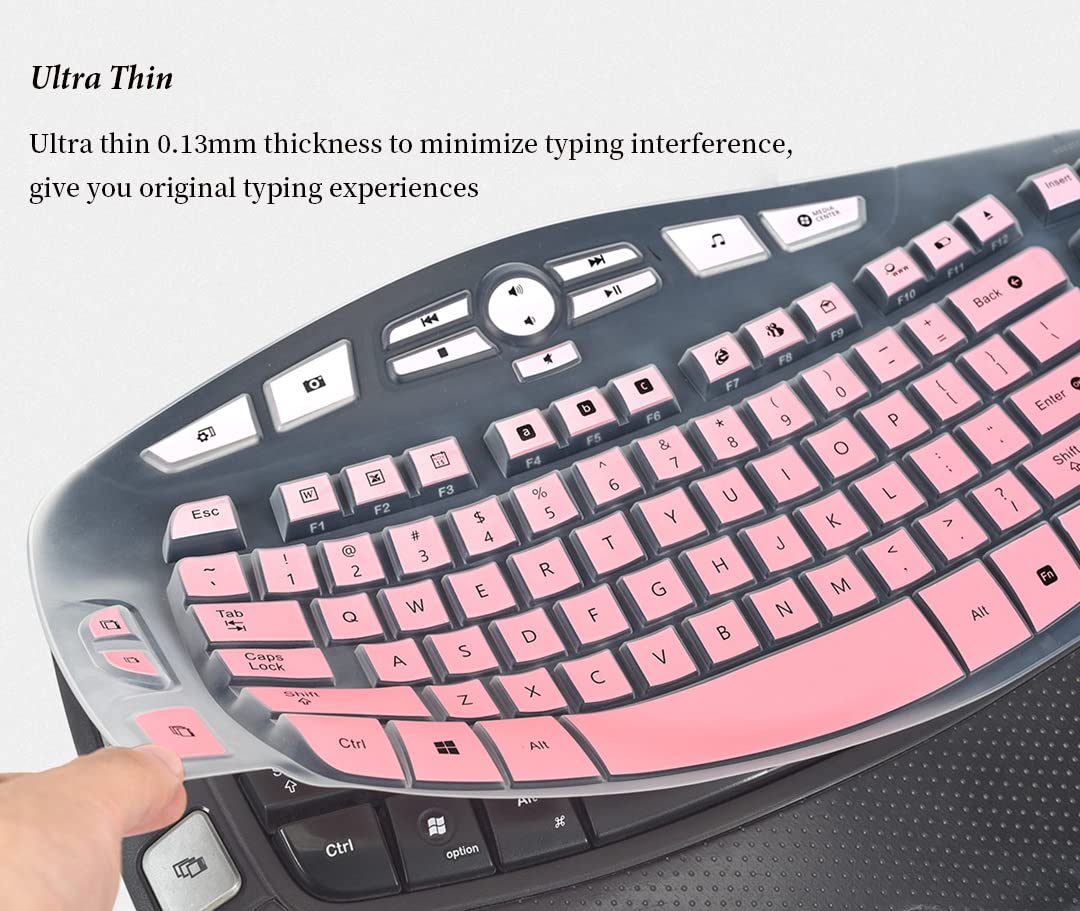 Keyboard Cover For Logitech K350 Mk550 Mk570 Wireless Wave Keyboard, Logitech K350 Keyboard Accessories, Logitech Mk550 Mk570 Ke