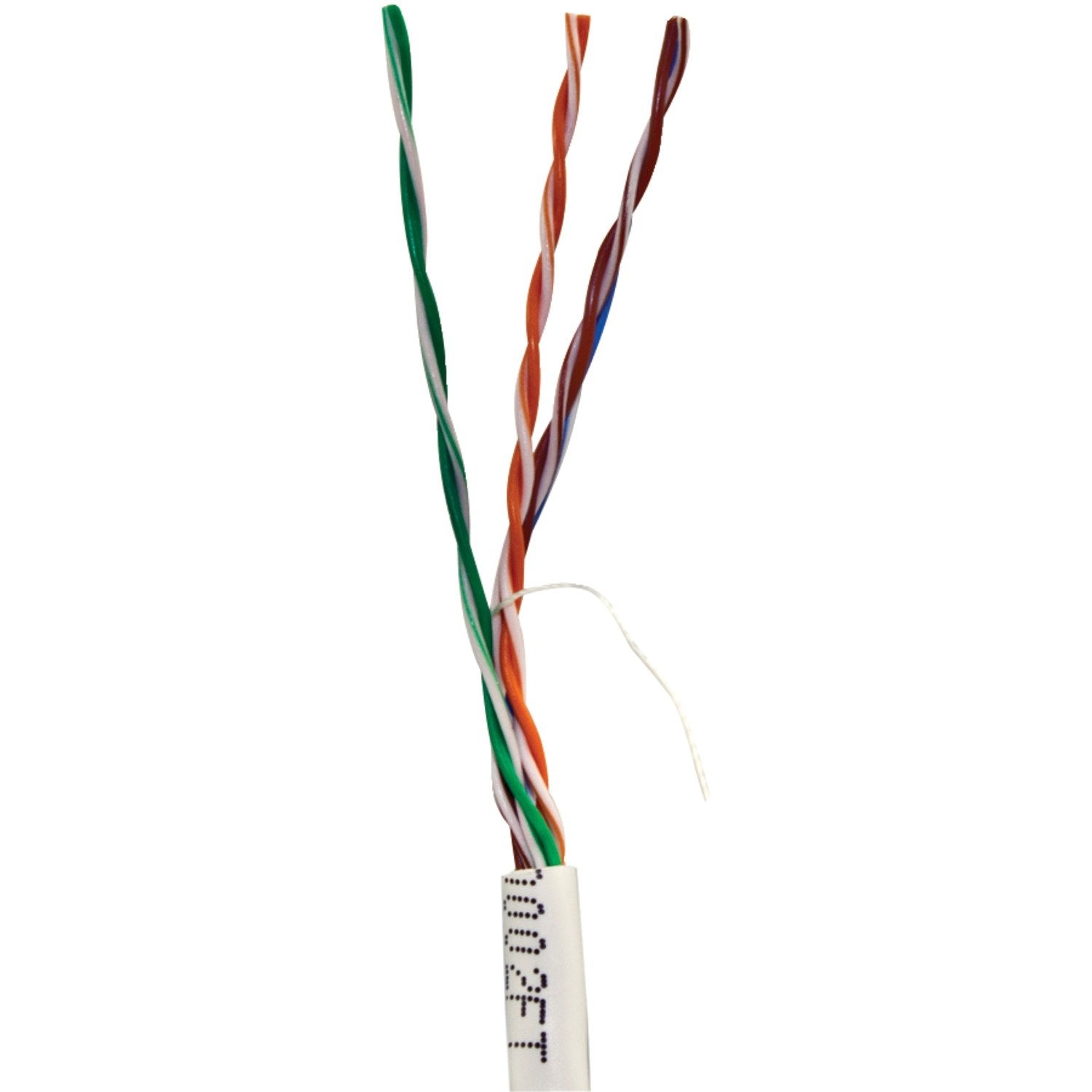 Vericom Mbw5U 01441 Cat 5E Utp Solid Riser Cmr Cable, 1,000Ft (White)