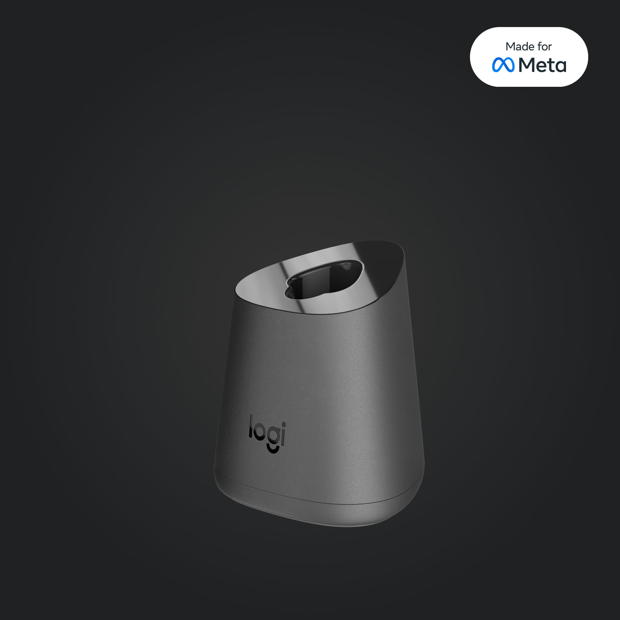 Logitech Mx Inkwell Charging Dock For Mx Ink Mixed-Reality (Mr) Stylus - Meta Quest 2, Meta Quest 3