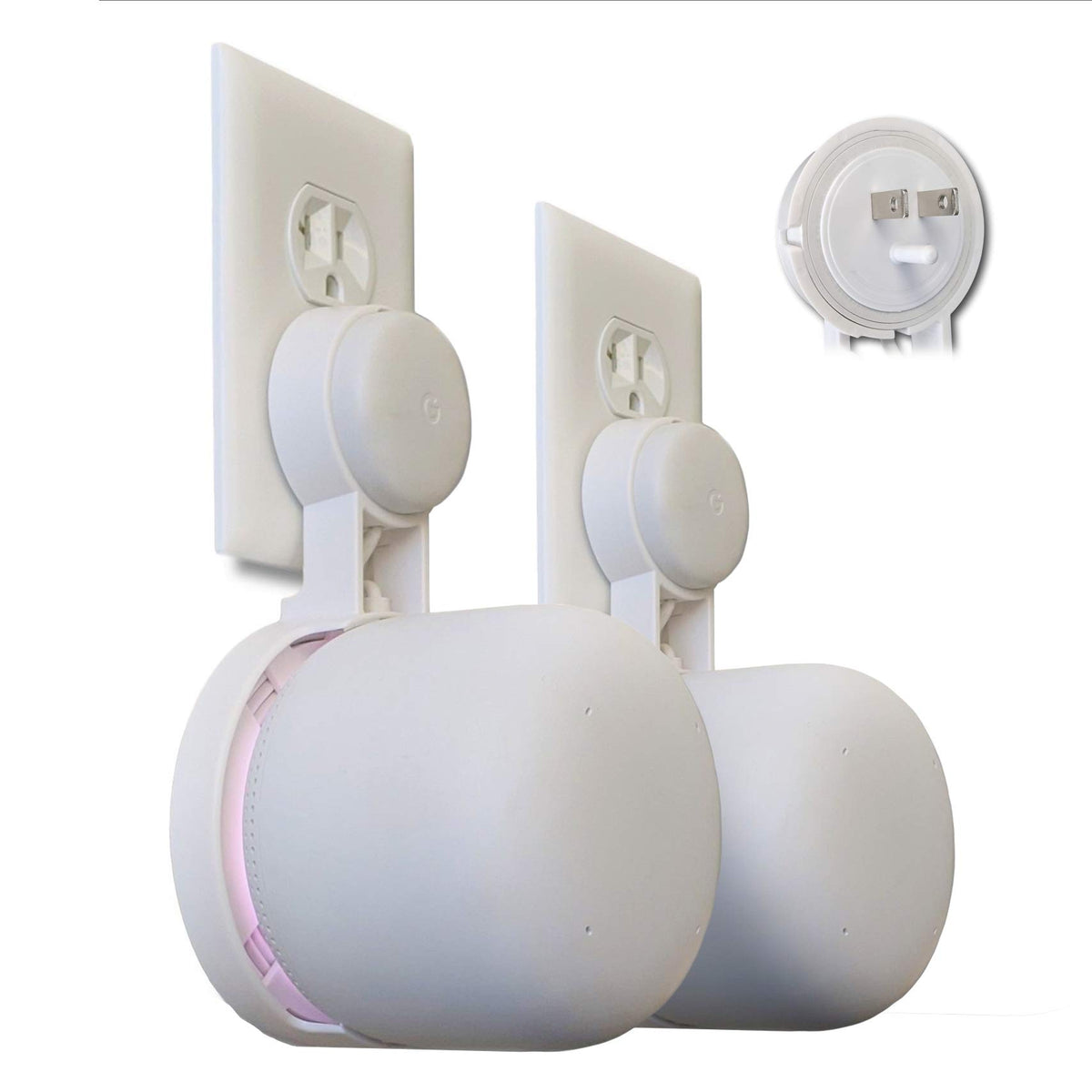 Nest Wifi Point Genie: The Simplest Lowest Profile Outlet Holder Mount For Google Nest Wifi Point | Reinforced Support | Great S