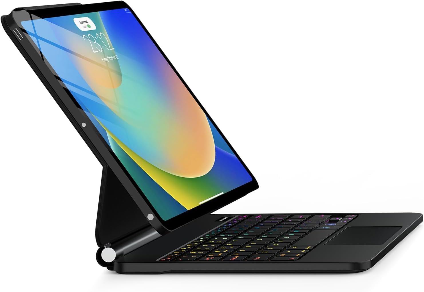 for iPad 9th Generation Case with Keyboard, Magic Magnetic Keyboard Case for iPad 10.2 9th/8th/7th Gen & Air 3,Pro 10.5, Multi