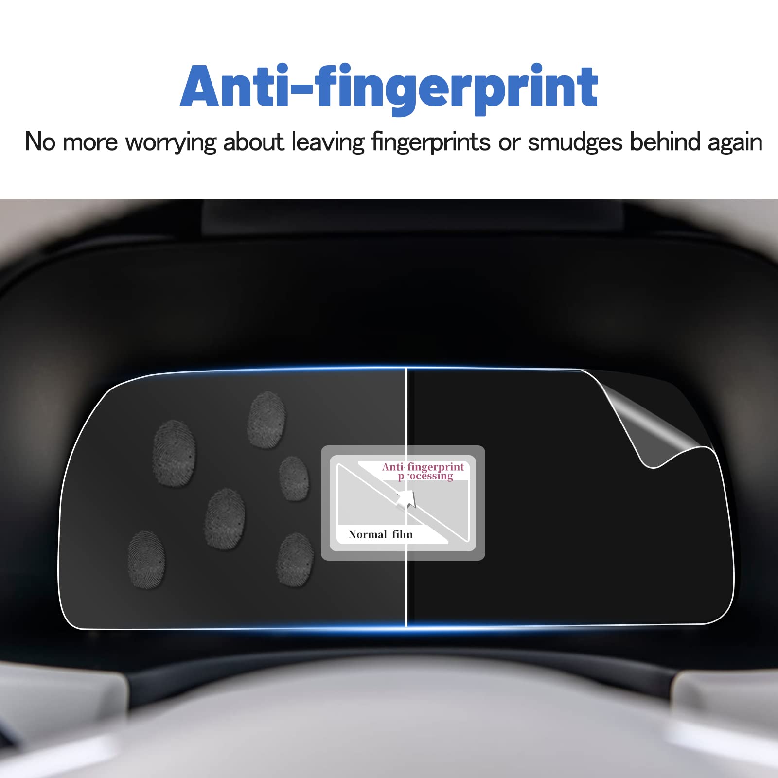 Shaohao 2024 2025 Palisade Screen Protector For 2023 2024 2025 Hyundai Palisade 12.3 Inch Digital Instrument Cluster Cover Hd Clear Dashboard Screen Protective Film For Palisade 2024 2025 Accessories