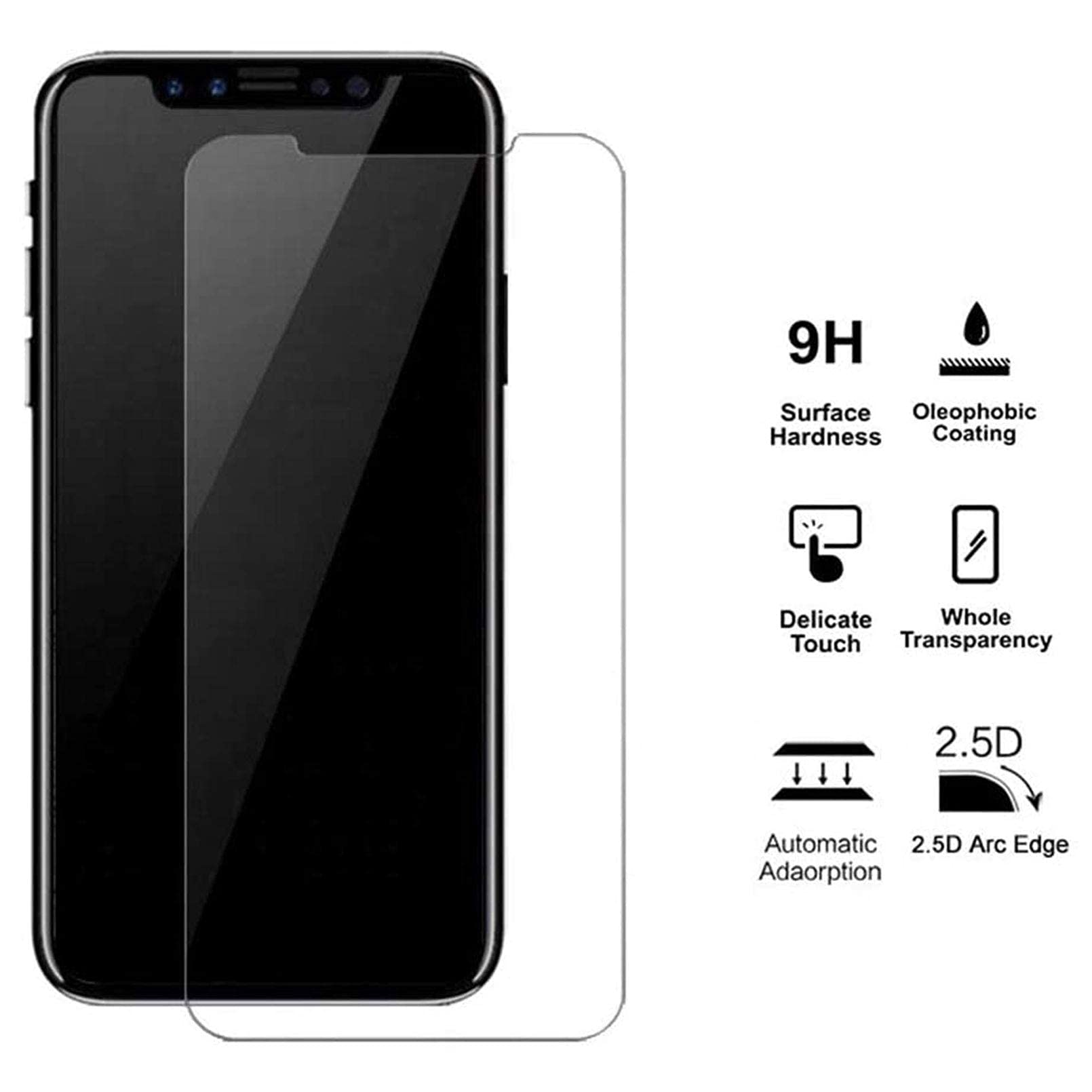 For Blackview Bv8800 Screen Protector Tempered Glass, Kjyf [3 Pack] High Clear [9H Hardness] [Bubble Free] Screen Tempered Glass