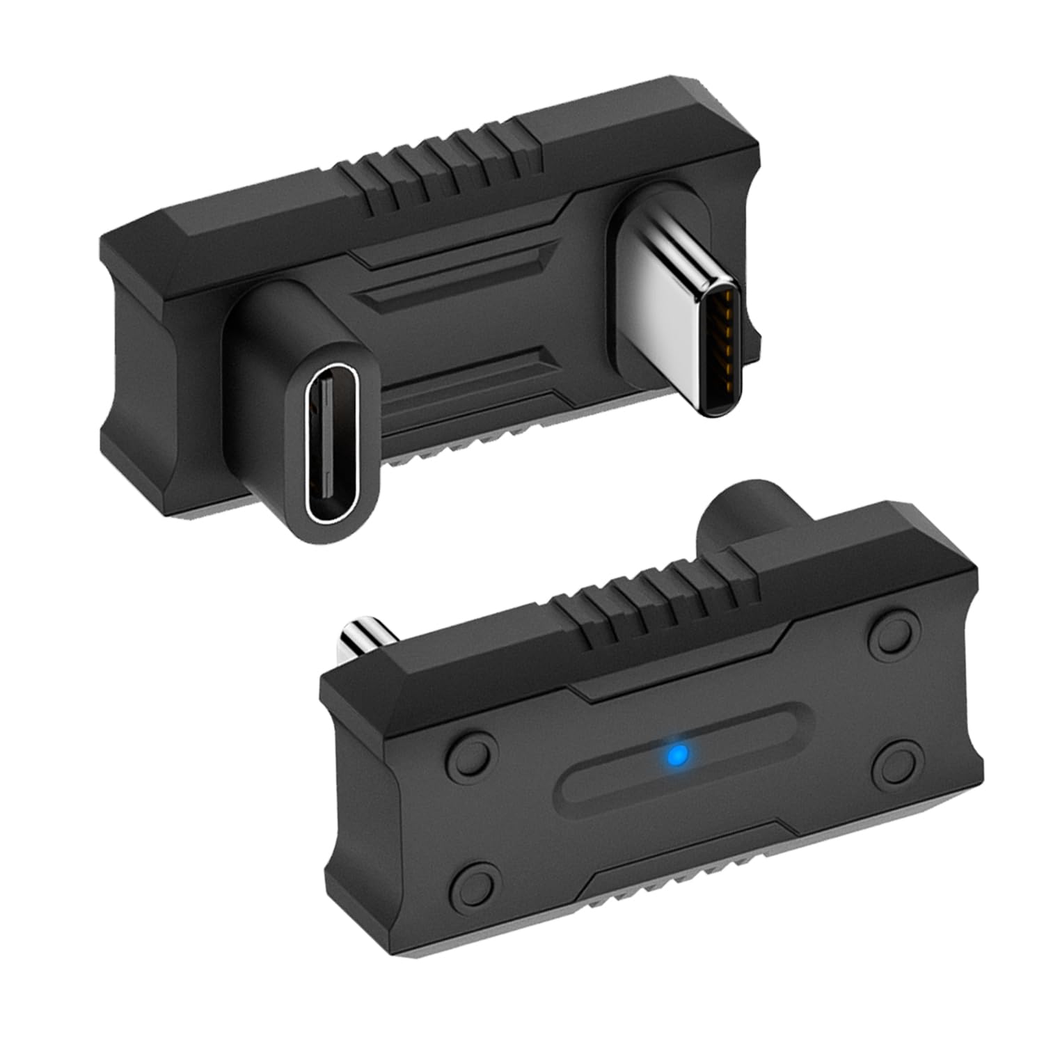 Jadebones 180 Degree Angle Usb C Adapter (2 Pack), U Shape Usb C Male To Usb C Female Pd 140W Extender Connector For Rog Ally,St
