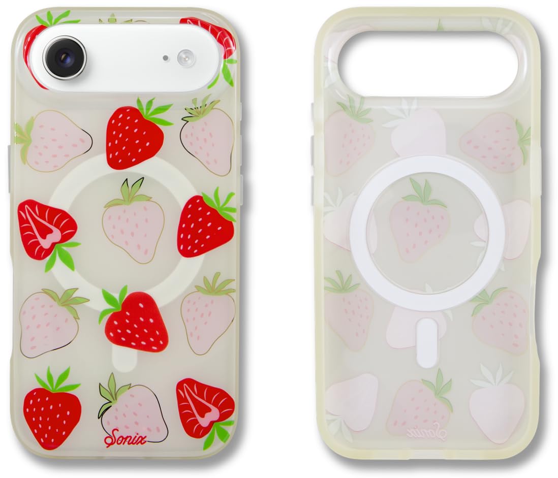 Sonix Case for iPhone 17 Air | Compatible with MagSafe | 10ft Drop Tested | Wild Strawberries