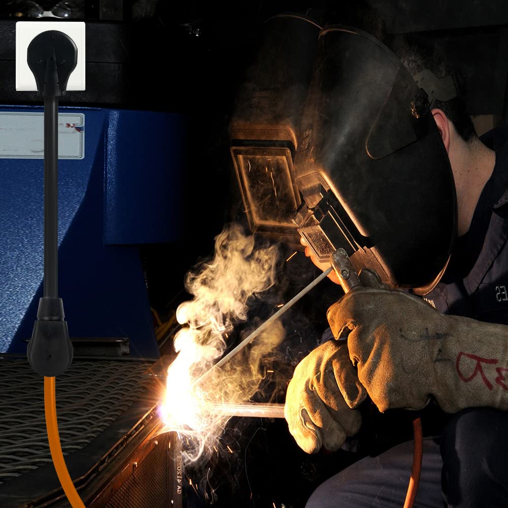 Nema 10 50P To Welder 6 50R Welding Adapter Cord 50A 250V