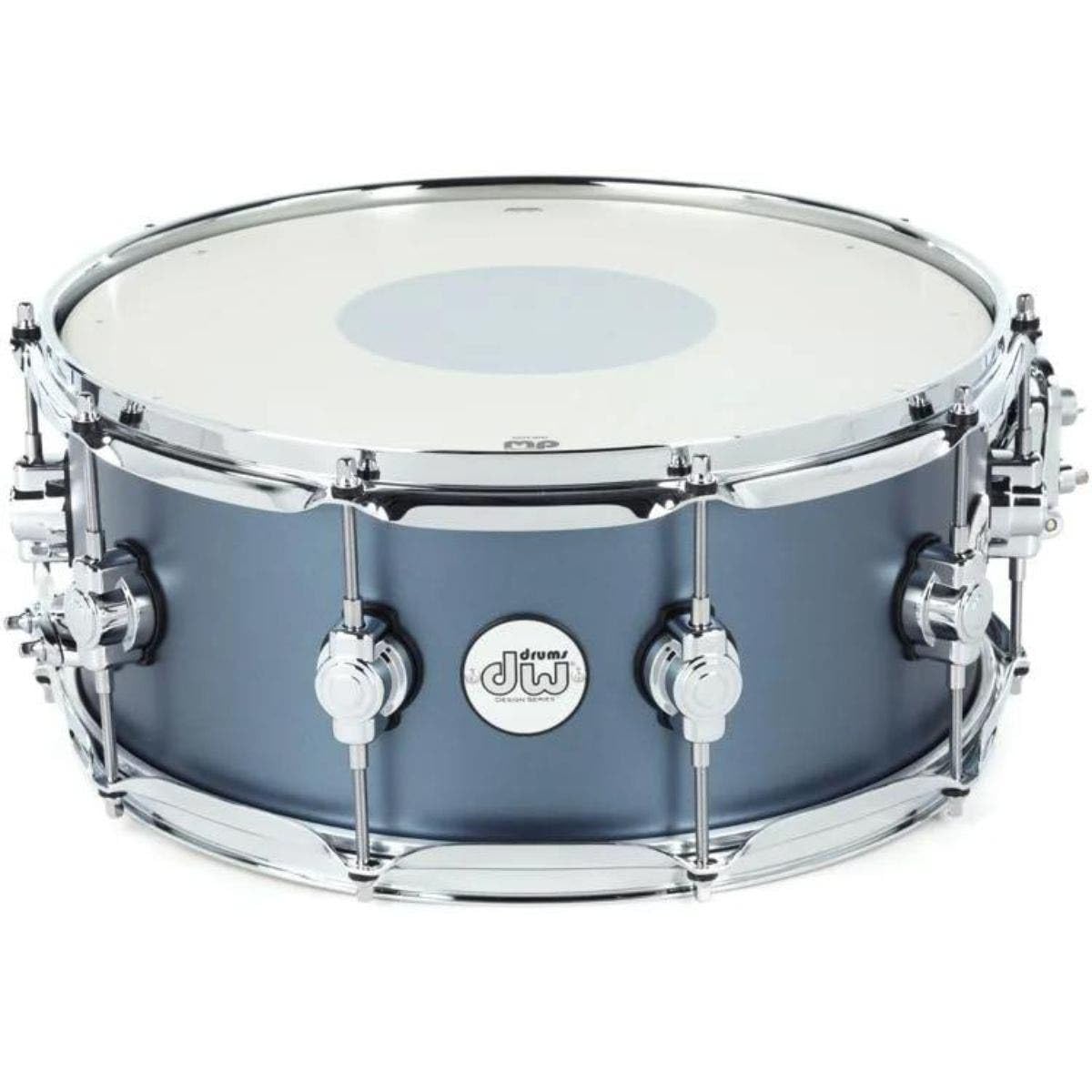 Dw Design Series Snare Drum  6Inch X 14Inch, Blue Slate