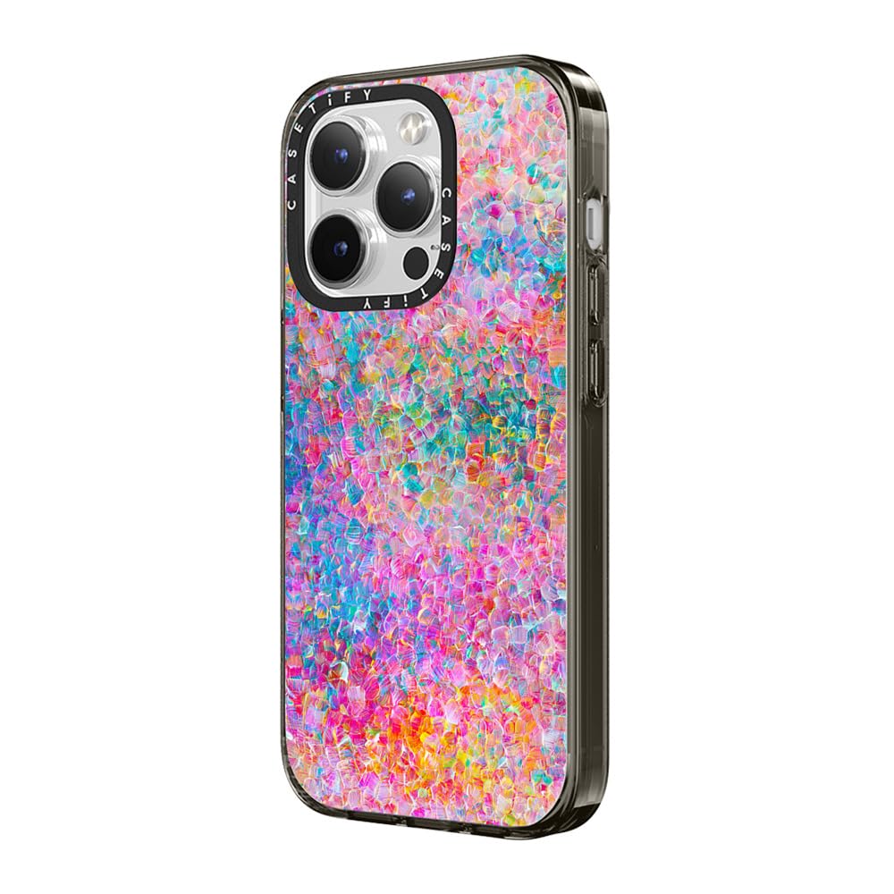 Casetify Compact Iphone 15 Pro Max Case [2X Military Grade Drop Tested / 4Ft Drop Protection]   Paint Prints   My Neon Summer By