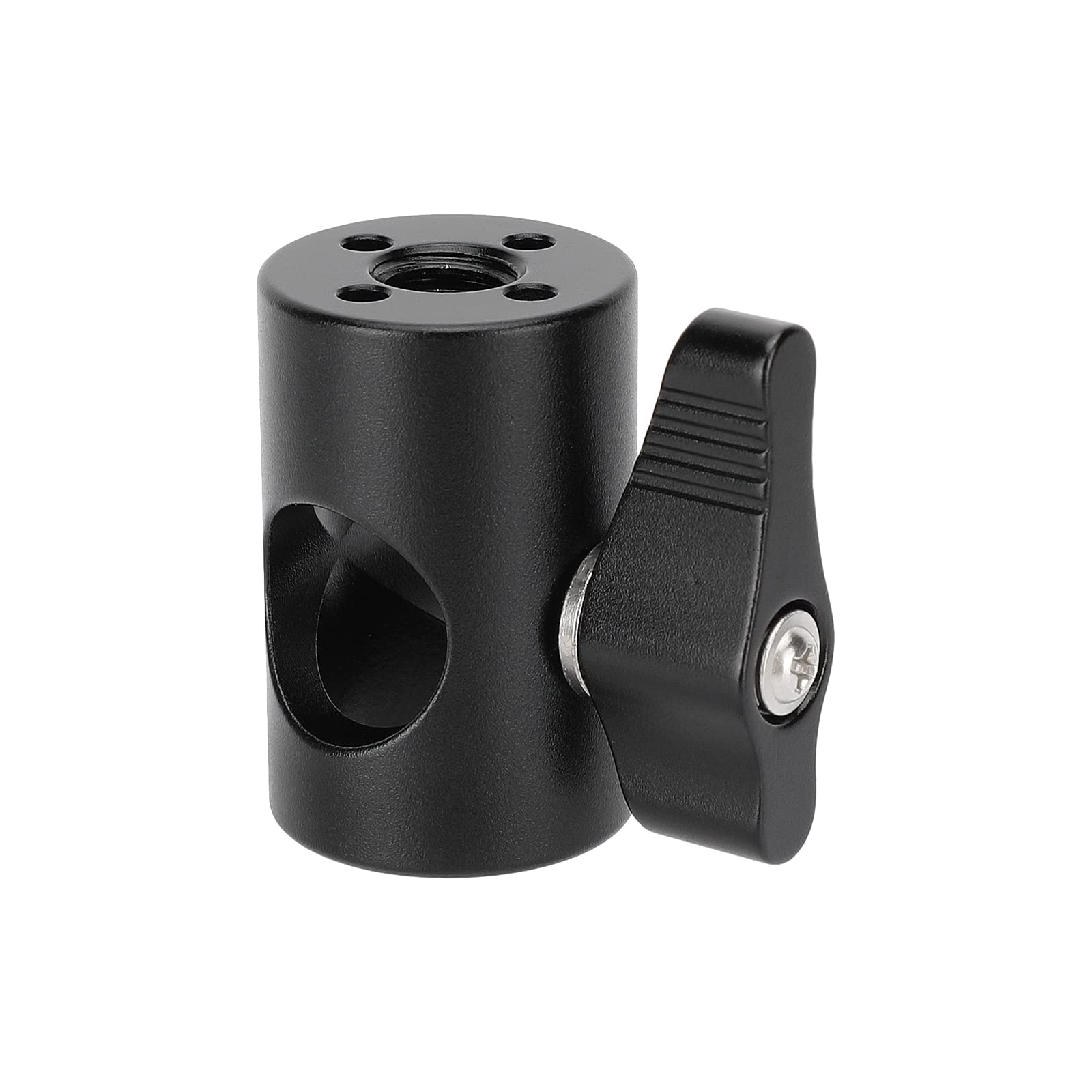 Camvate Light Stand Head Adapter With Arri 3/8-16 Thread Hole And 4 Locating Hole(Black)-3114