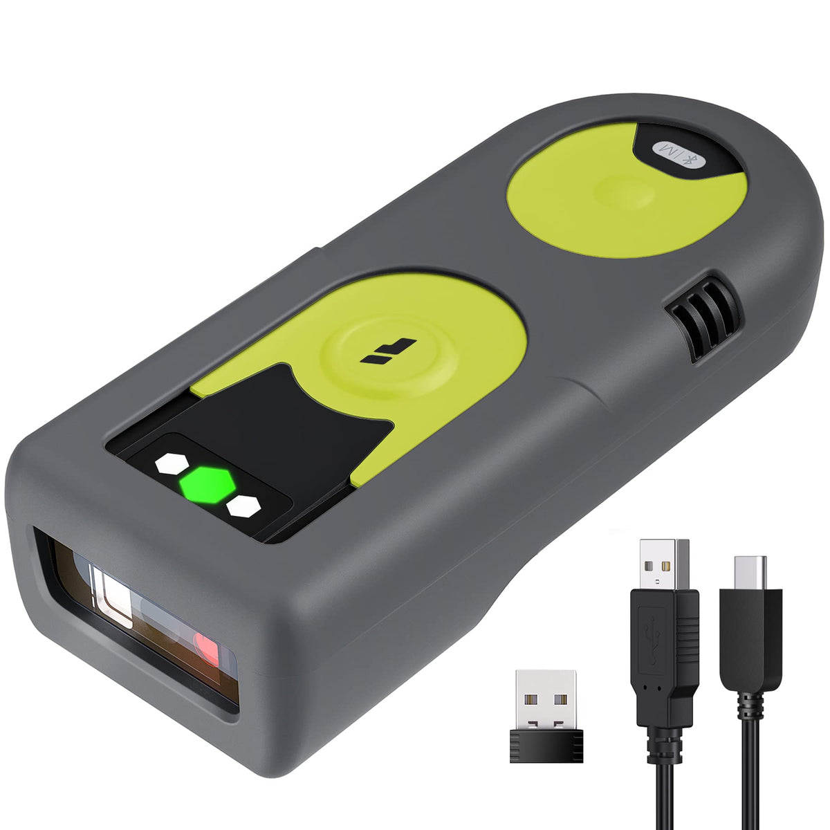 Inateck Bluetooth Scanner 2D Barcode Scanner 24Ghz Usb Adapter, Screen Scanning, Exclusive Shortcuts, Bcst 42