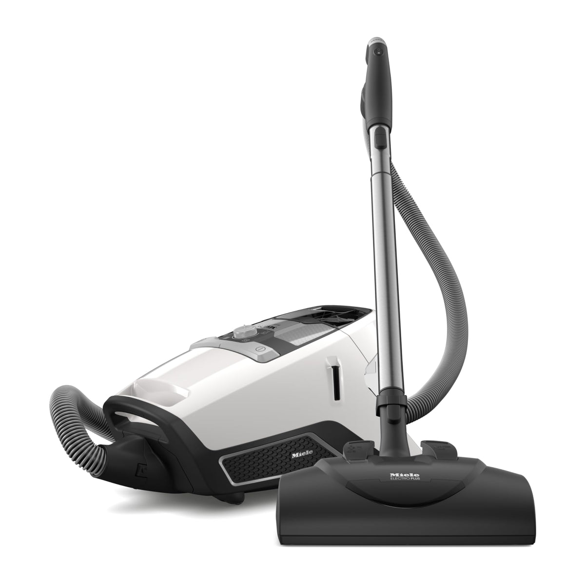 Miele Blizzard Cx1 Cat & Dog Bagless Canister Vacuum, Lotus White   Pet Hair, Portable
