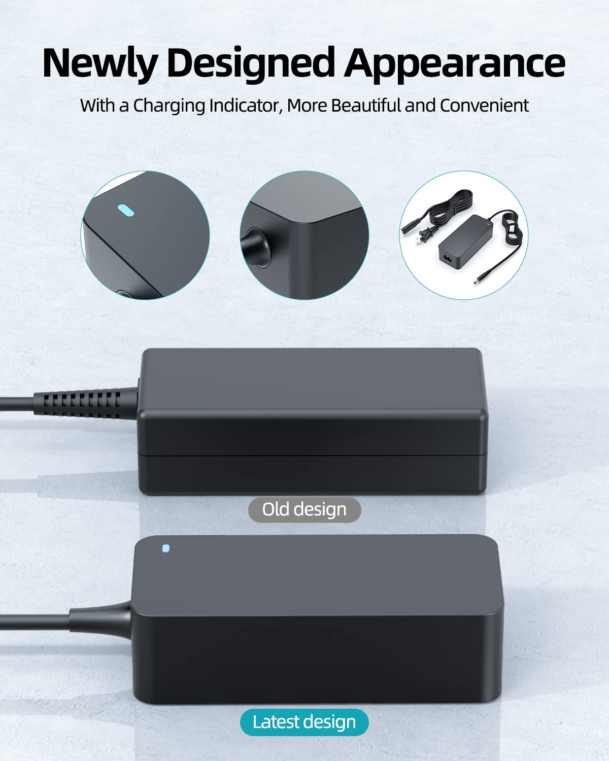 65W Ac Charger Adapter Fit For Dell Latitude 3310 P95G002,Latitude 3310 2 In 1 P118G001 Latitude 3301 Laptop Power Supply Cord