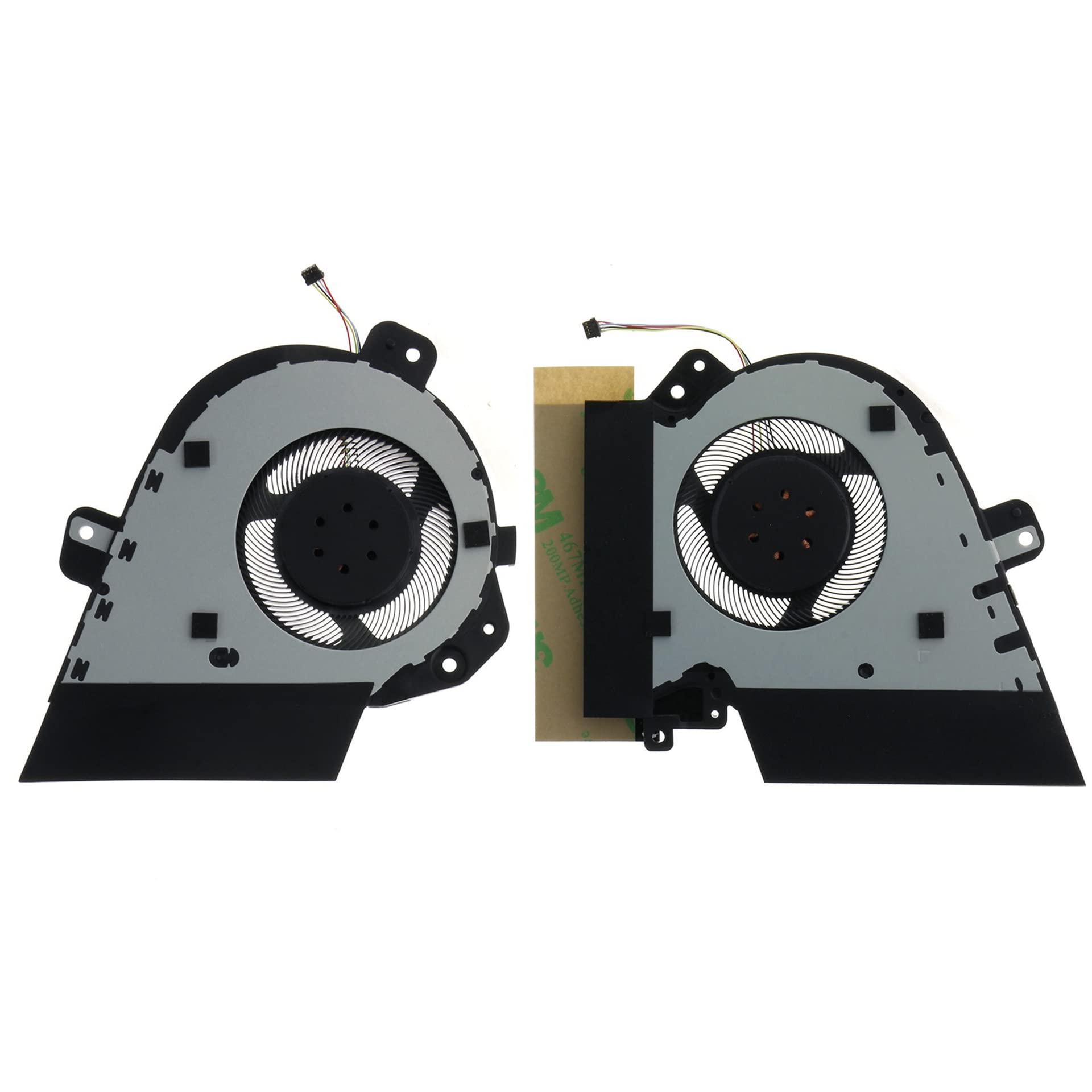 Replacement CPU & GPU Cooling Fan for Asus ROG Zephyrus GA502D GA502DU GA502IU GA502IV GU502DU GA532DU GA532IU GA532IV DC5V 0.5A