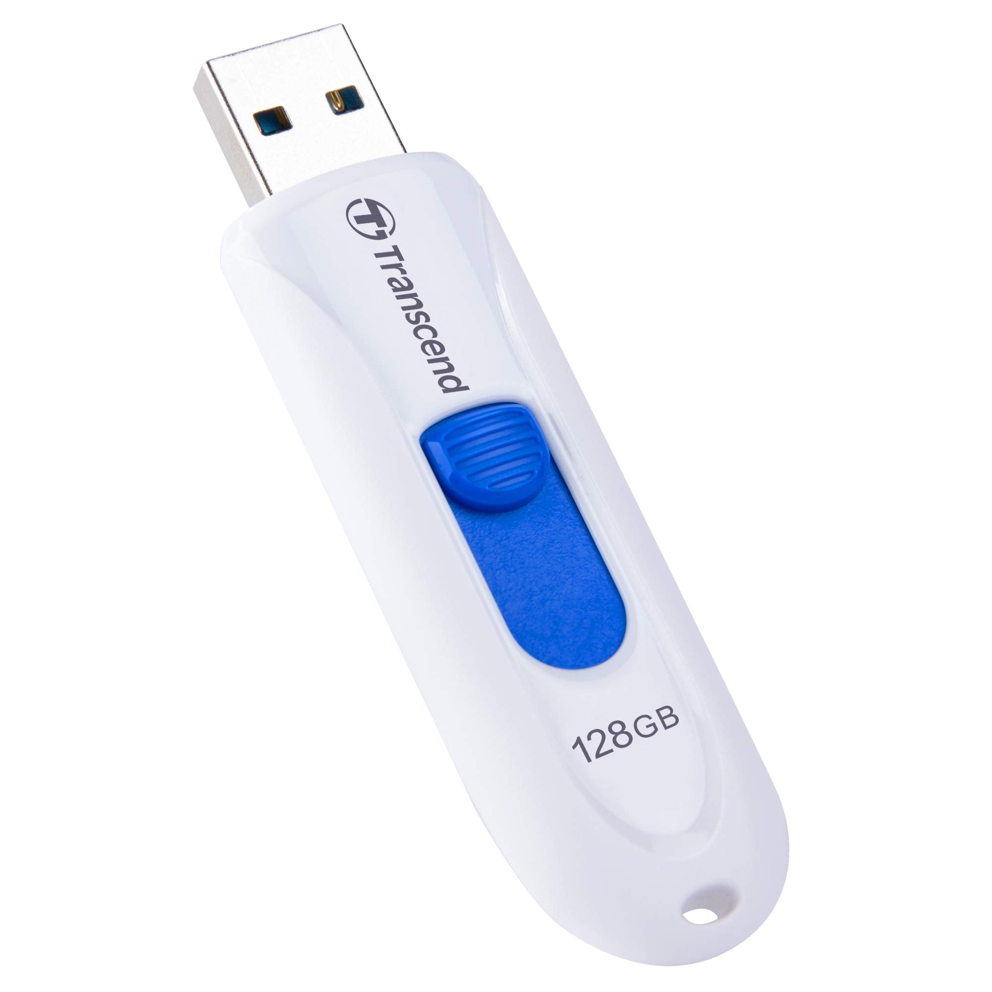 Transcend 128GB JetFlash 790 USB 3.1 Flash Drive (TS128GJF790W),White