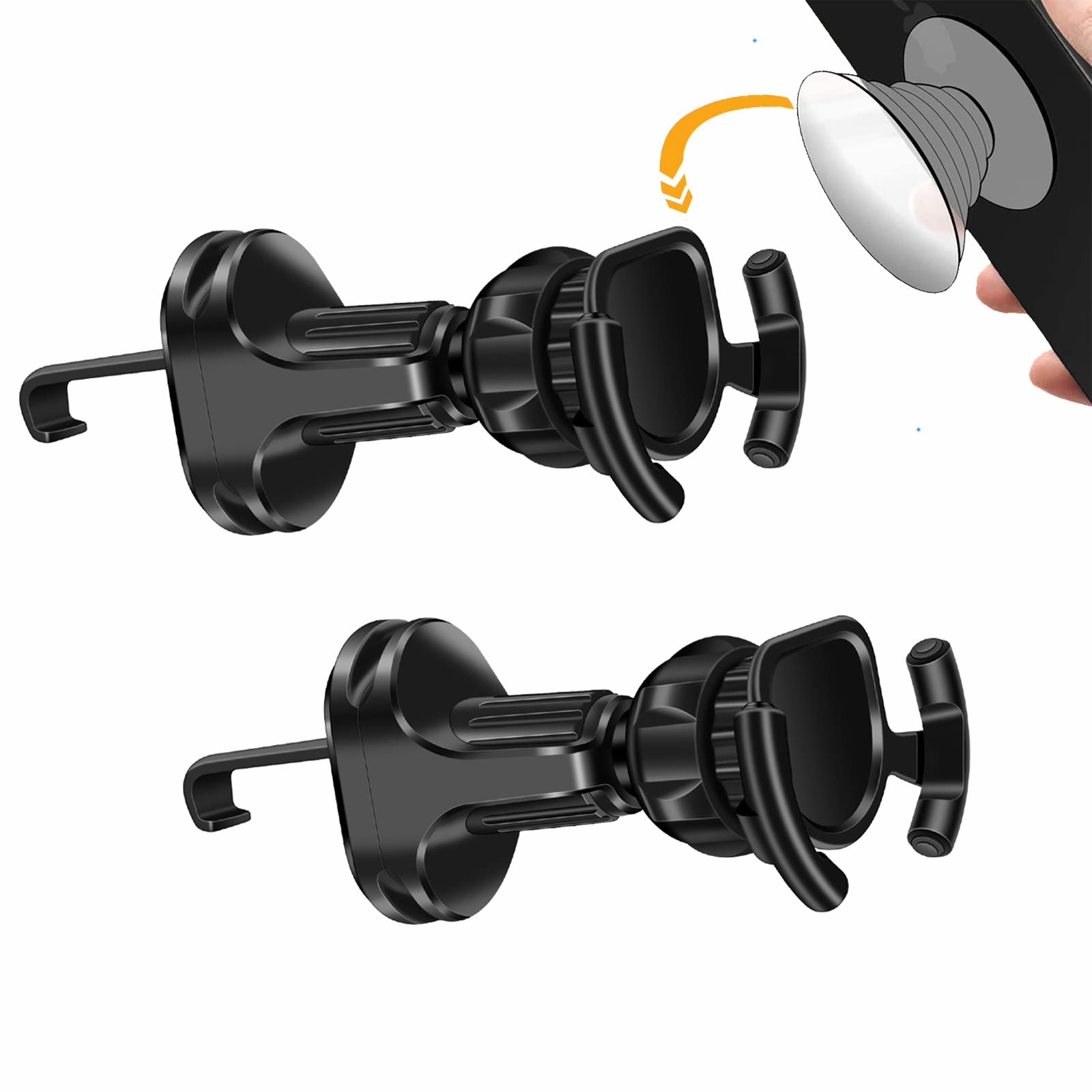 Zanedy Car Universal Phone Mount For Collapsible Grip/Socket Mount Phone Holder Pop Air Vent Out Stand Car Mount 360 Degrees Das