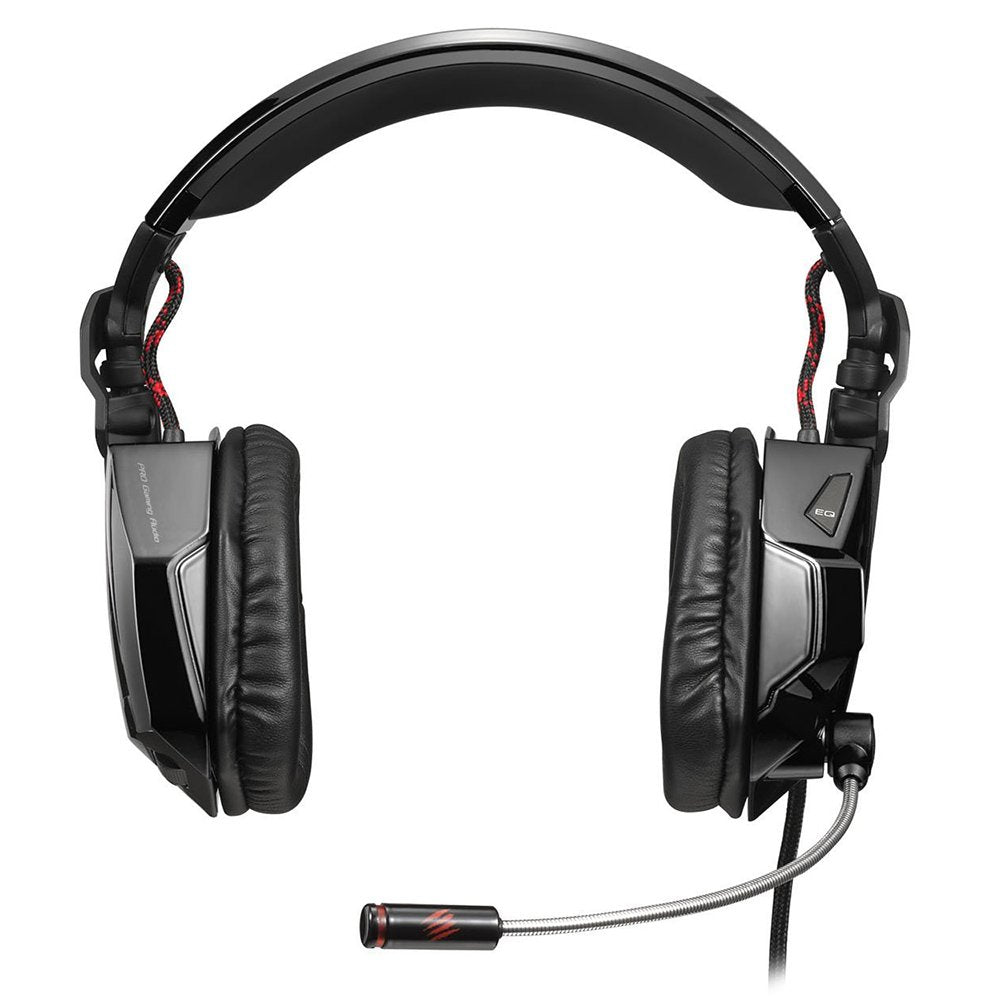 Mad Catz F.R.E.Q.5 Stereo Gaming Headset For Pc And Mac, Gloss Black