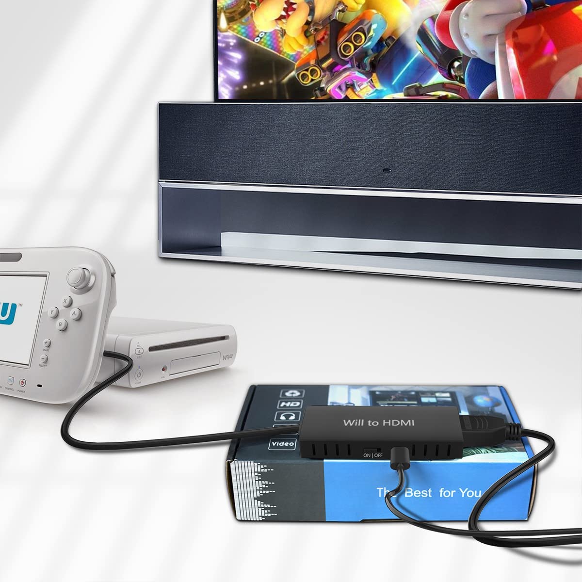 Wii To Hdmi Adapter   Convert 1080P/720P Ypbpr Signals To Digital Hdmi For Nintendo Wii And U