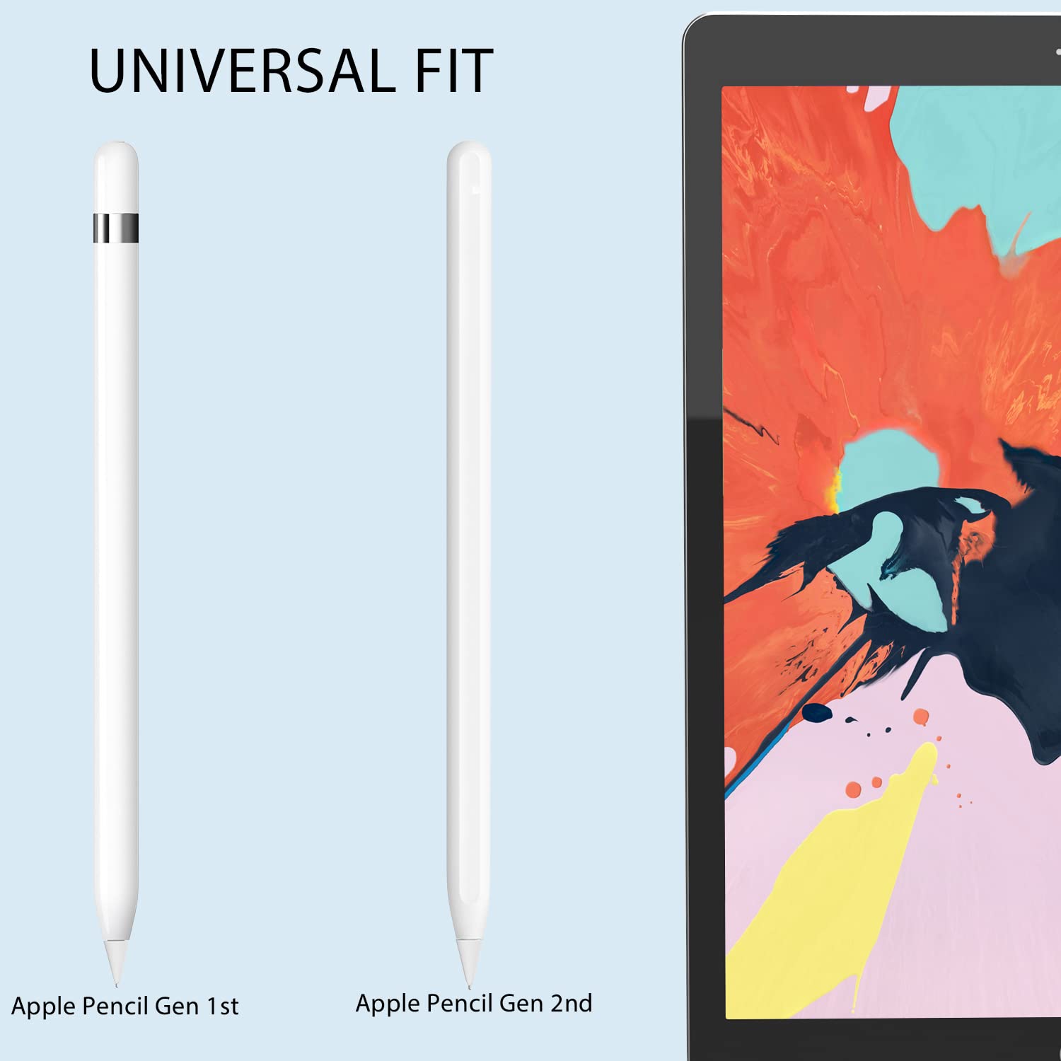 Upgraded Pencil Tip Replacements For Ipad Pro Pencil   2 Pack Of Fine Point Nibs With Precise Control, Compatible With 1St & 2Nd