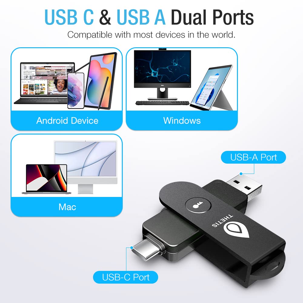 Thetis Pro Fido2 Security Key, Two Factor Authentication Nfc Security ...