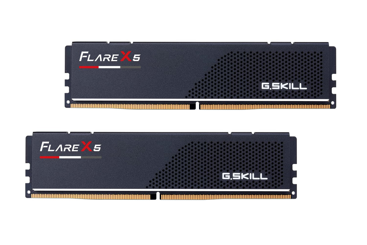 G.SKILL Flare X5 Series (AMD Expo) DDR5 RAM 64GB (2x32GB) 5600MT/s CL36-36-36-89 1.25V Desktop Computer Memory UDIMM - Matte Black (F5-5600J3636D32GX2-FX5)