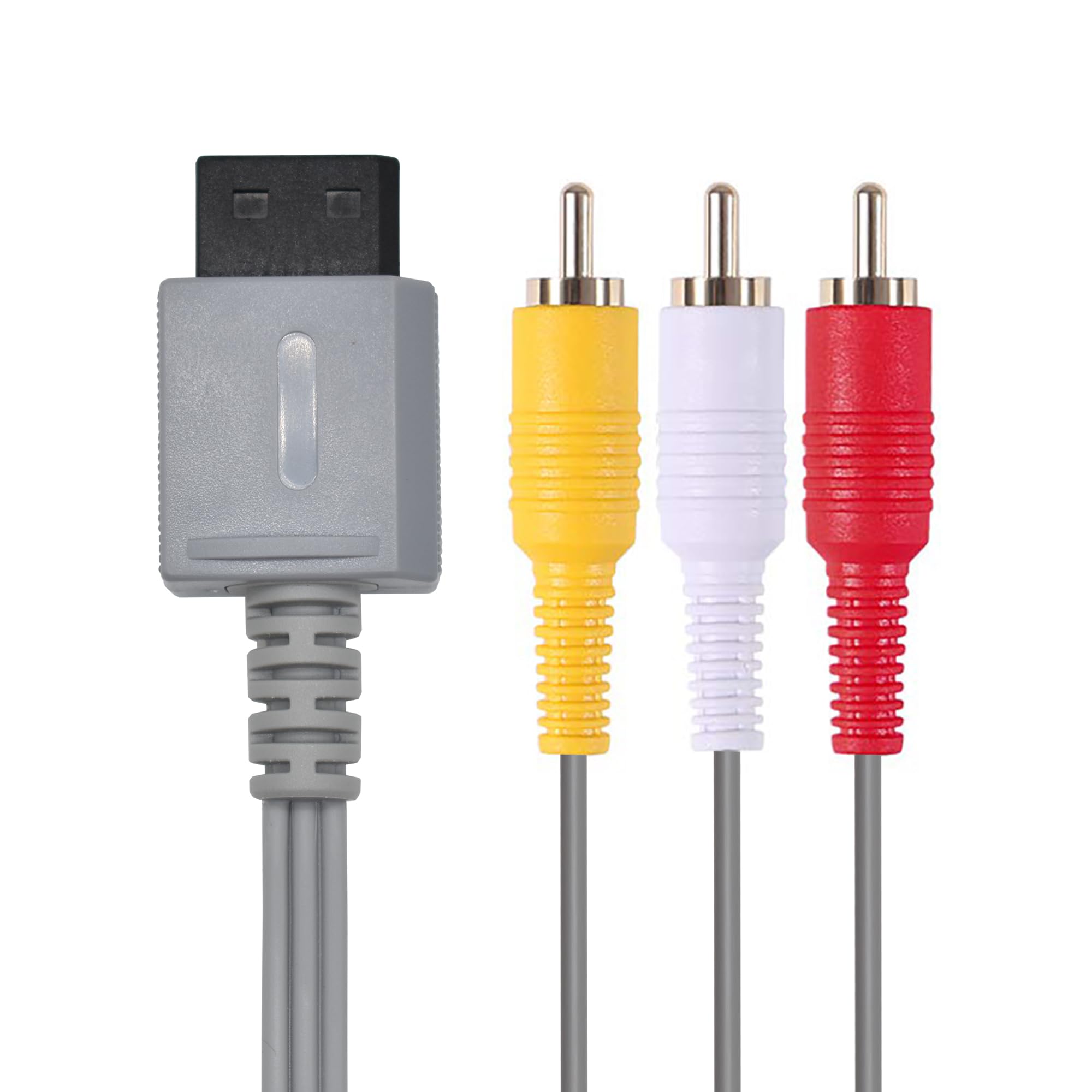 AV Cable for Wii Wii U, Composite Audio Video Cord Compatible with Nintendo Wii/Wii U, TV Connector Cable 1.8M/6FT