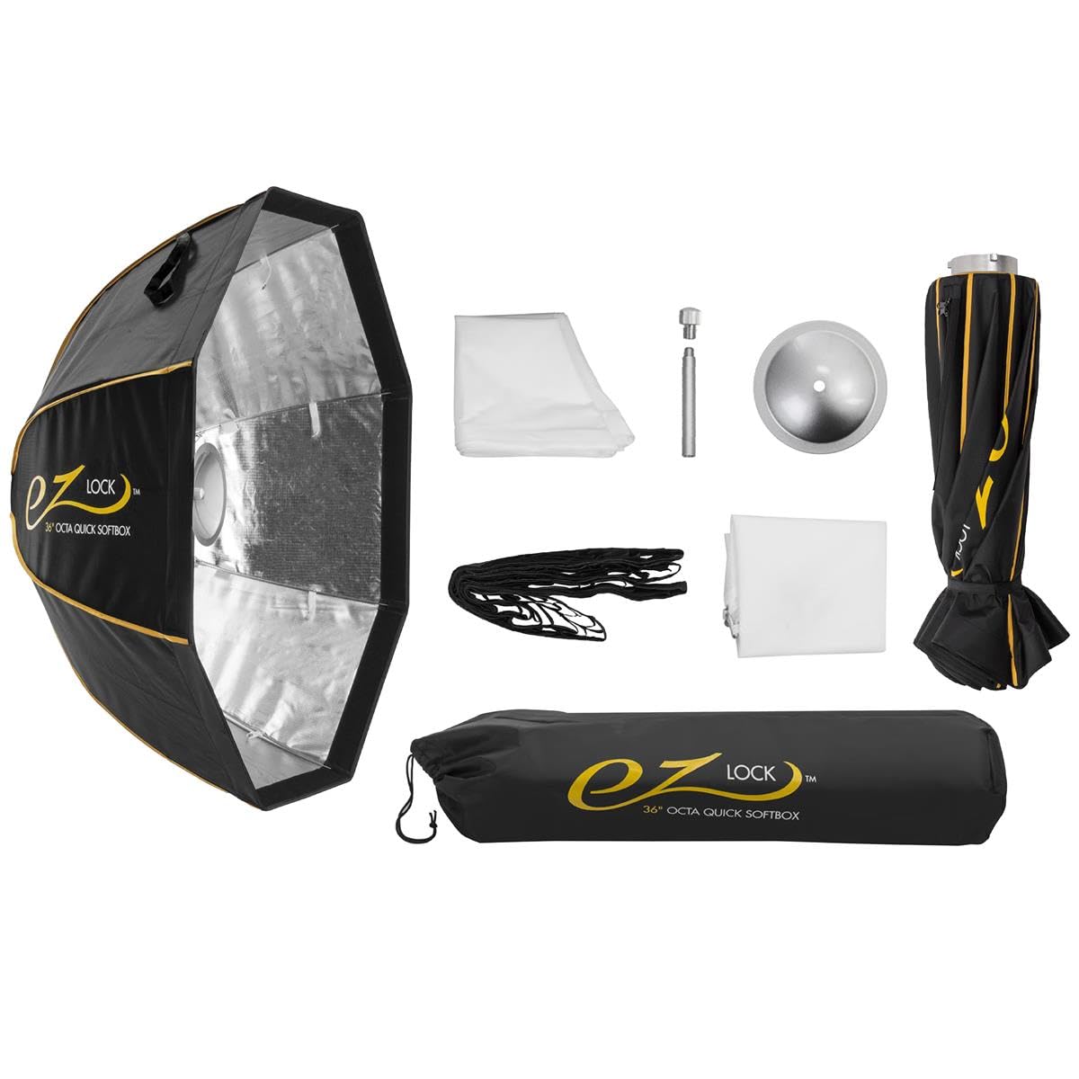 Glow EZ Lock Quick Octa Large Softbox with Bowens Mount (36')