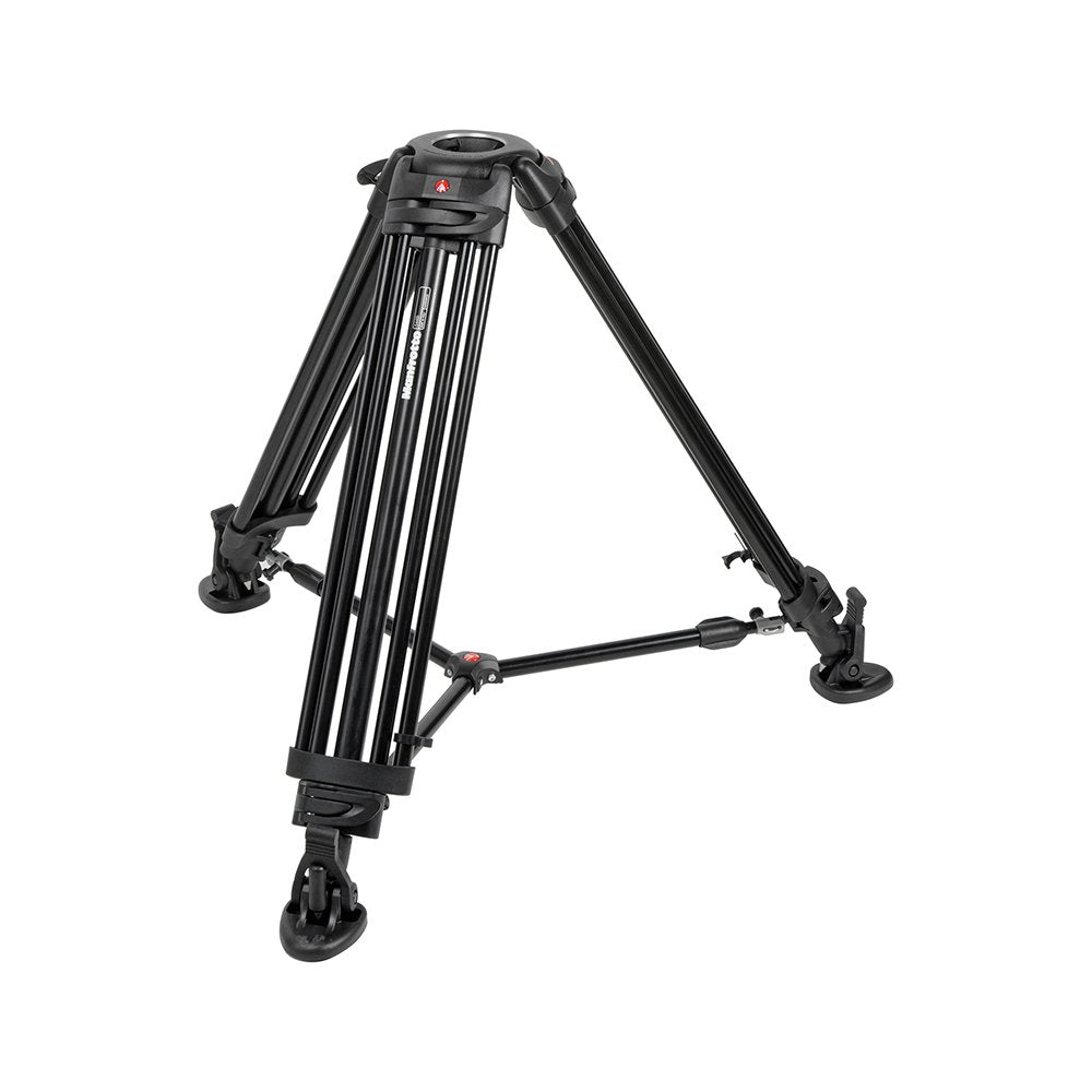 Manfrotto Mvh502A,546Bk 1 Professional Fluid Video System With Aluminum Legs And Mid Spreader (Black)