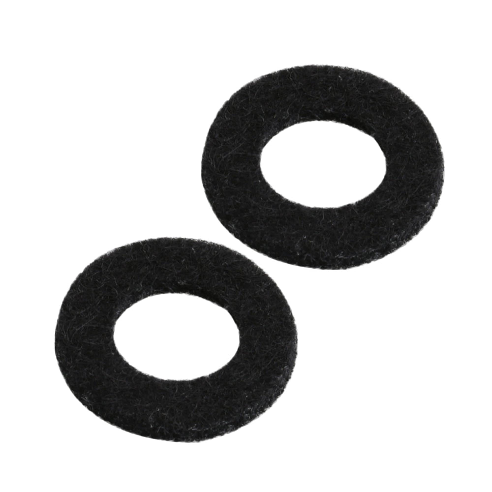 10Pcs Felt Trumpet Valve Felt Trumpet Pad Musical Parts (Black)