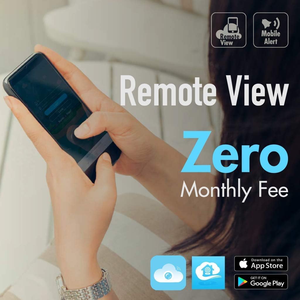 [4Ch] Crystal Vision Cvt9604E 3010W All In One True Hd Wireless Surveillance System Nvr Cctv W/ 2Tb Hdd, Built In Monitor & Router, Camera Auto Pair